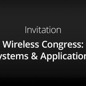 Invitation – Wireless Congress: Systems & Applications
